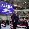 Trump calls for Alaska Democratic candidate to be banned from Senate race